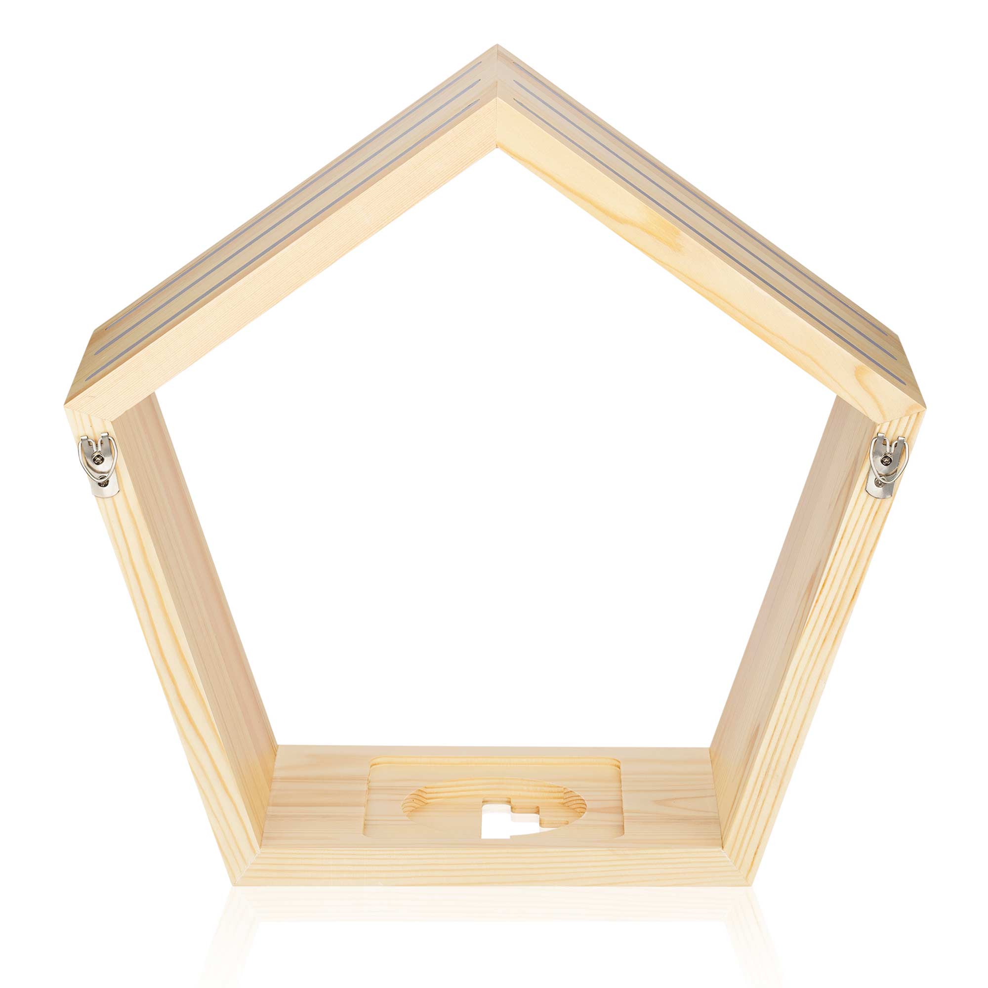 Baby Vivo Regal für Toniebox mit magnetischer Aufbewahrung für über 68 Tonies - Fünfeck