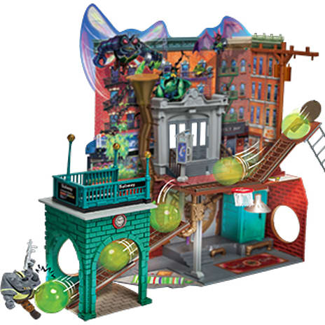 Turtles Mayhem legesæt Sewer Lair DLX