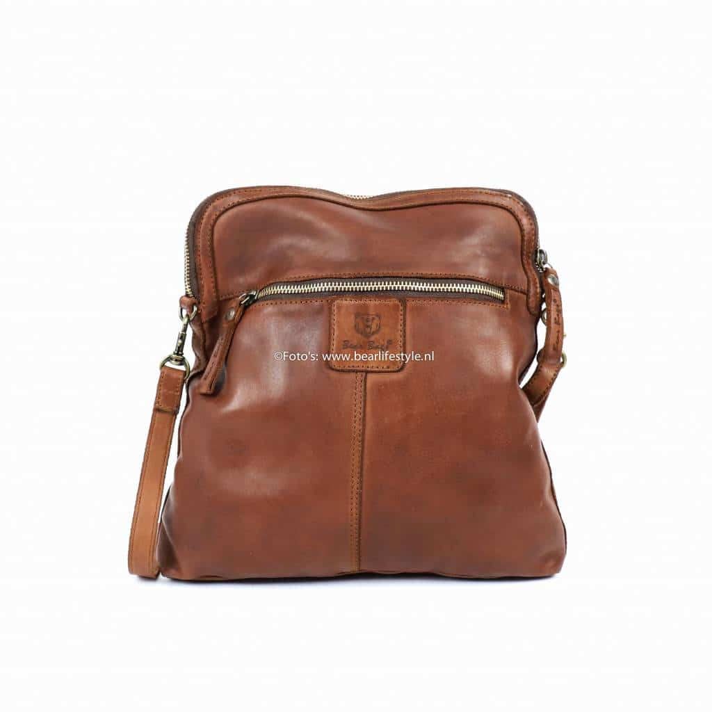 Bear Design Grizzly Schoudertas Pina Cognac GR8047