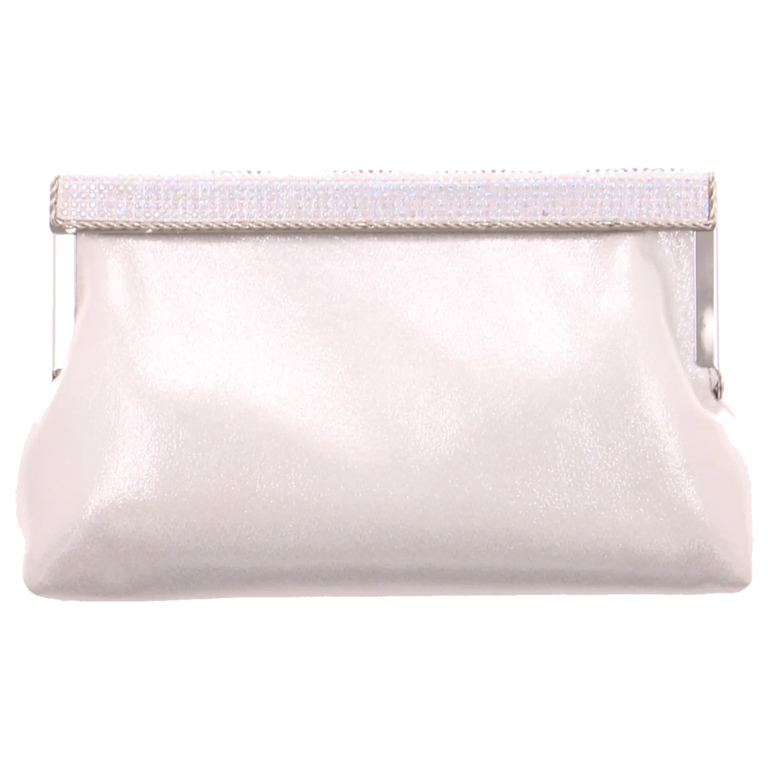 MENBUR Clutch / Abendtasche Silber Lederimitat