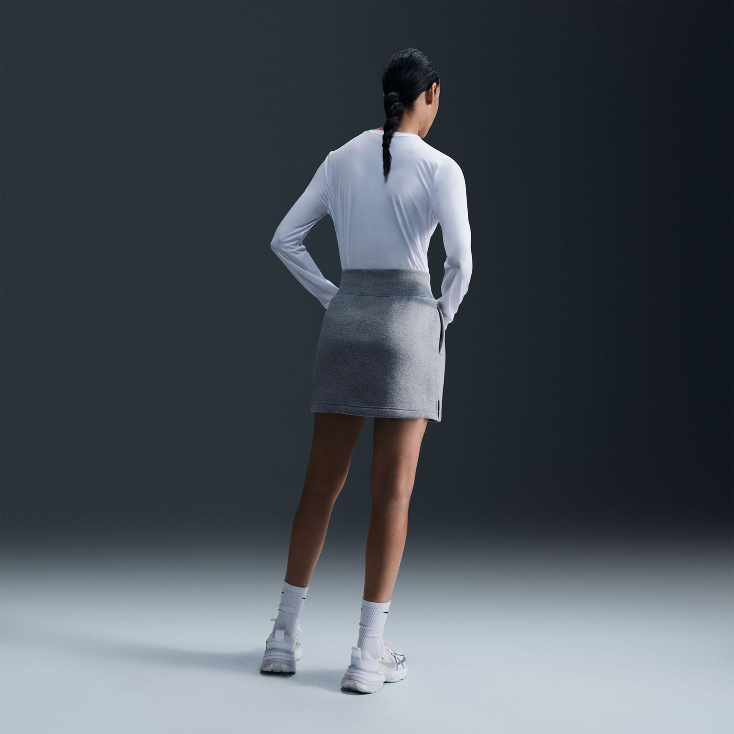Nike One Dri-Fit Haut Manches Longues Femmes - Blanc , Noir