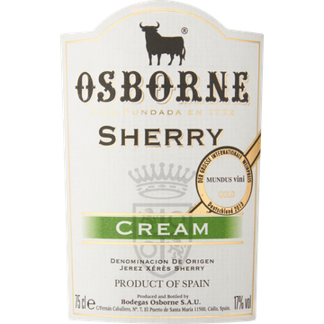 Osborne - Sherry Cream - 750ML