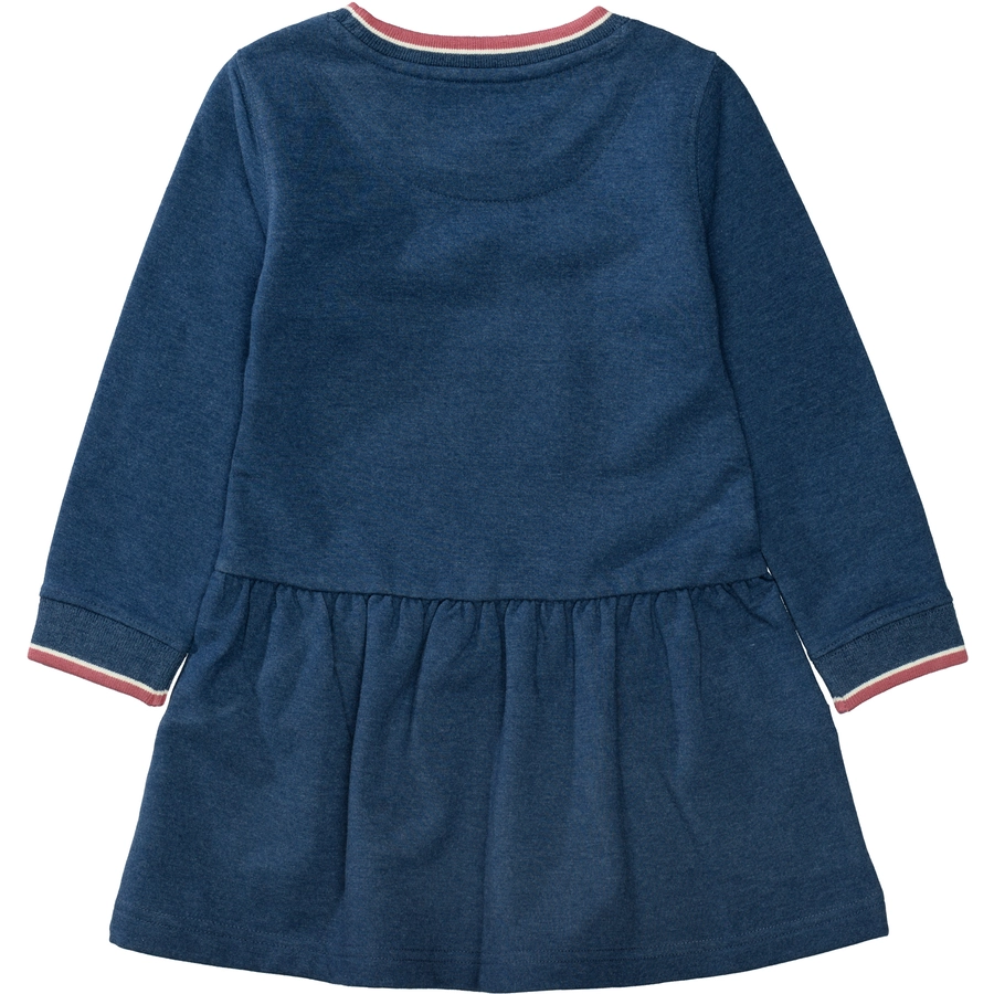 STACCATO Sweatkleid blau melange