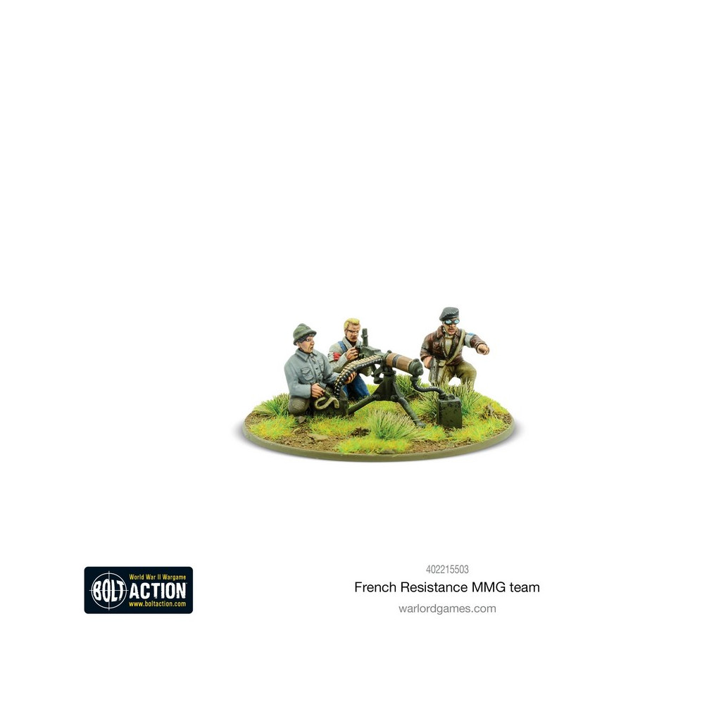 Bolt Action - French Resistance Light MMG Team