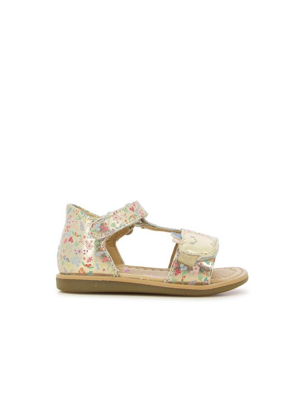 Shoo Pom - Sandales fille TITY APPLE Platine