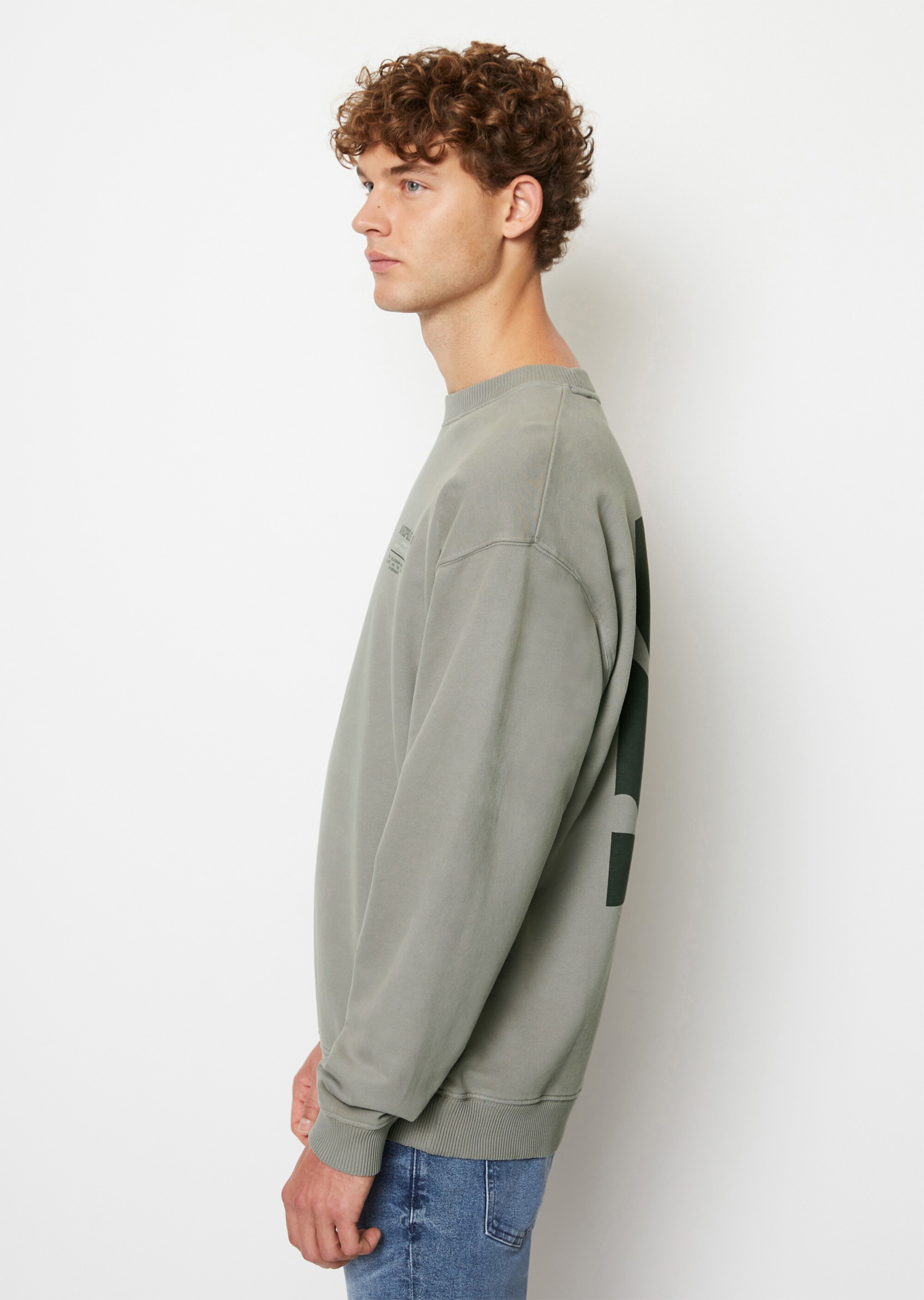 Sweatshirt relaxed mit Front- und Back-Print