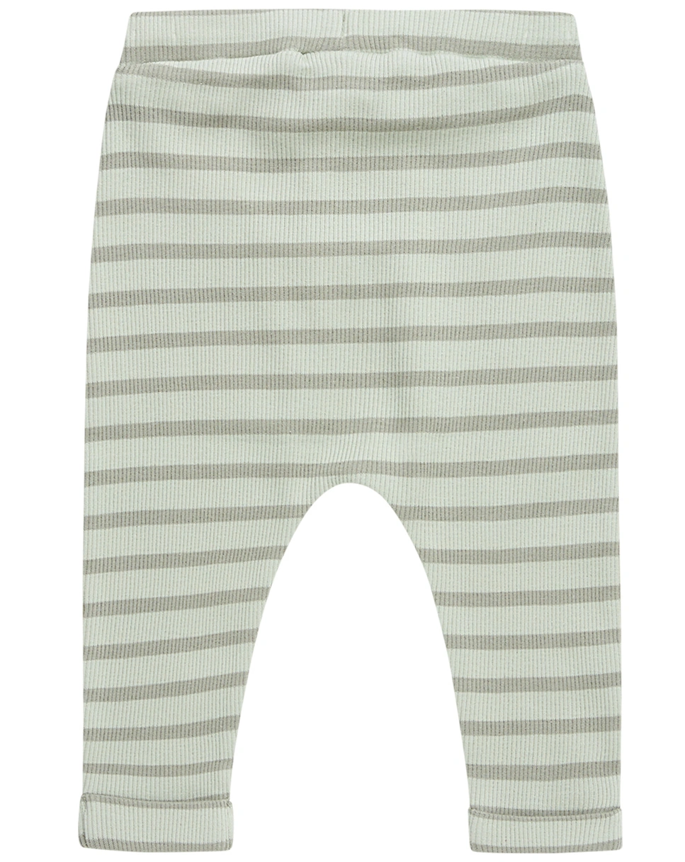 Schlupfhose AAGE gestreift in art green