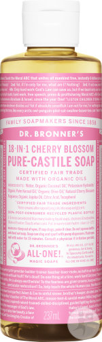 Dr Bronner's Savon Liquide Fleur De Cerisier Flacon 240ml