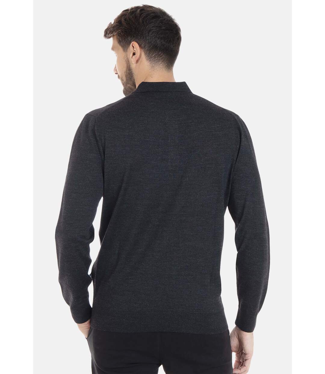 Pull manches longues col classique laine LENY