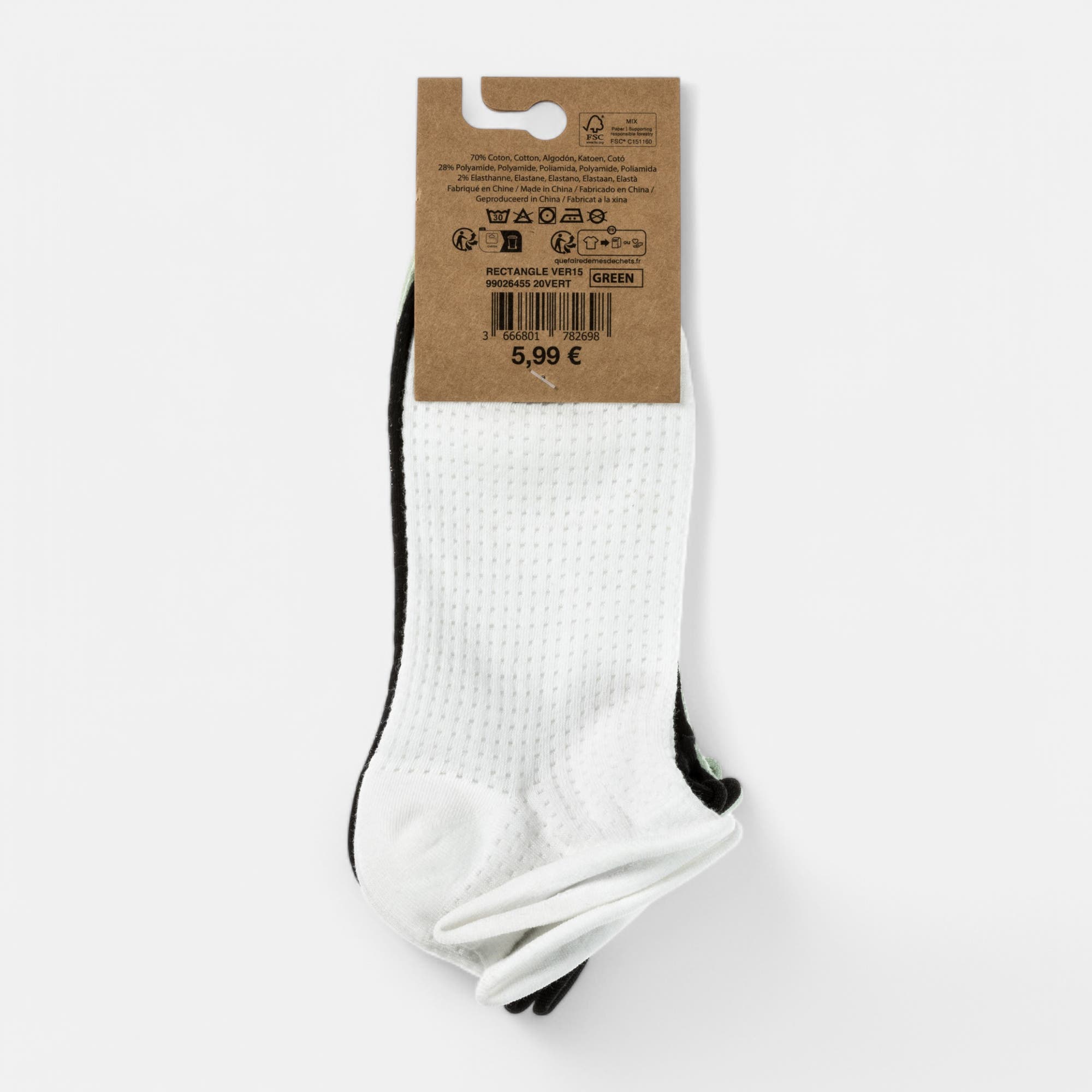 Chaussettes Femme vert