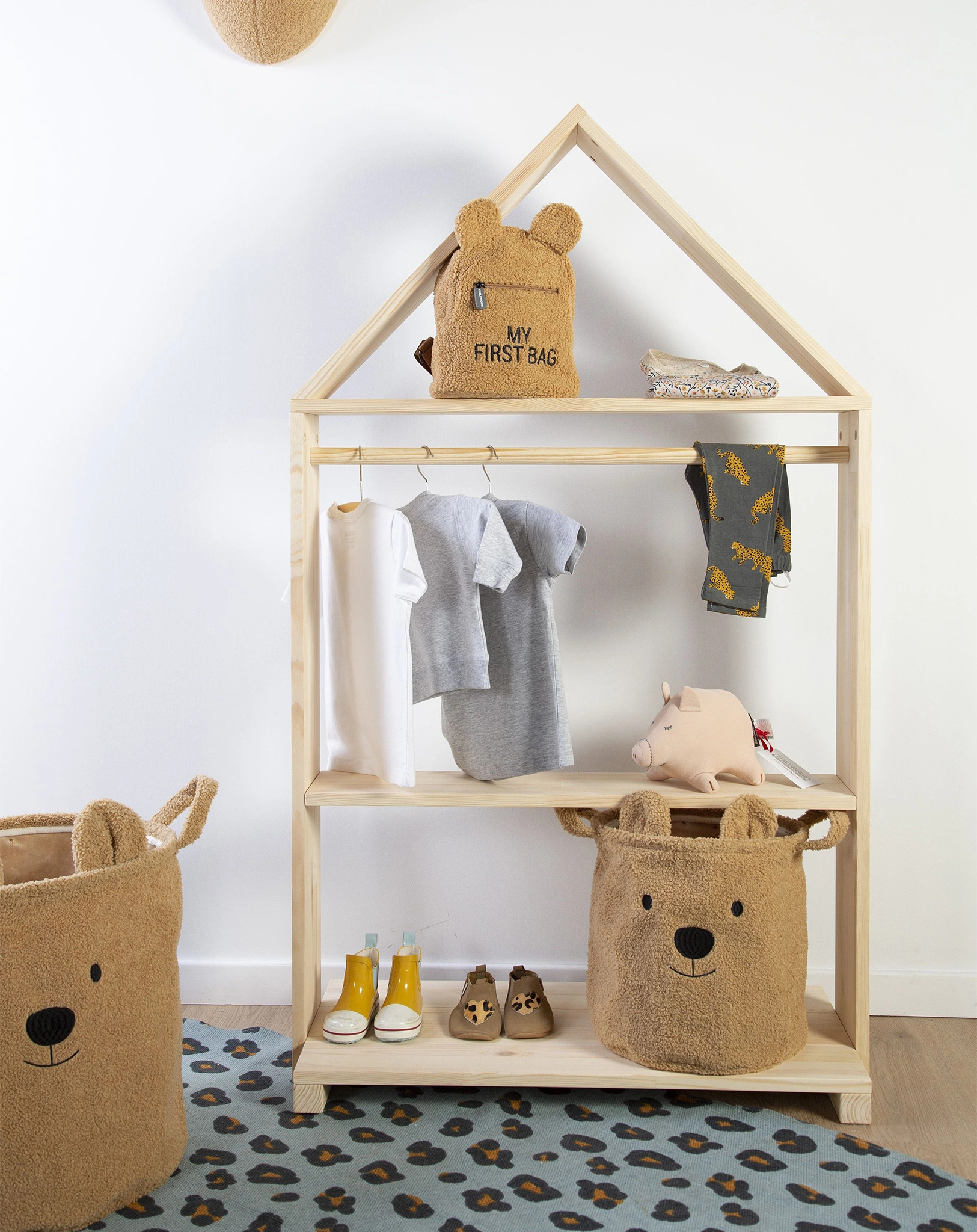 Aufbewahrungskorb TEDDY (40x40x40) in braun