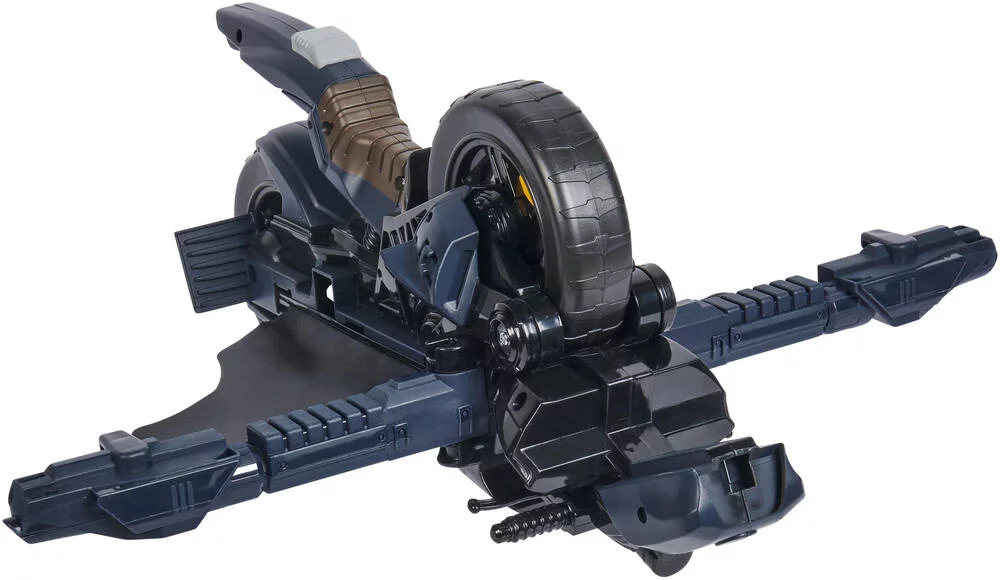 DC COMICS - VEHICULE - BATMAN - BATCYCLE 2 EN 1 TRANSFORMABLE 30CM