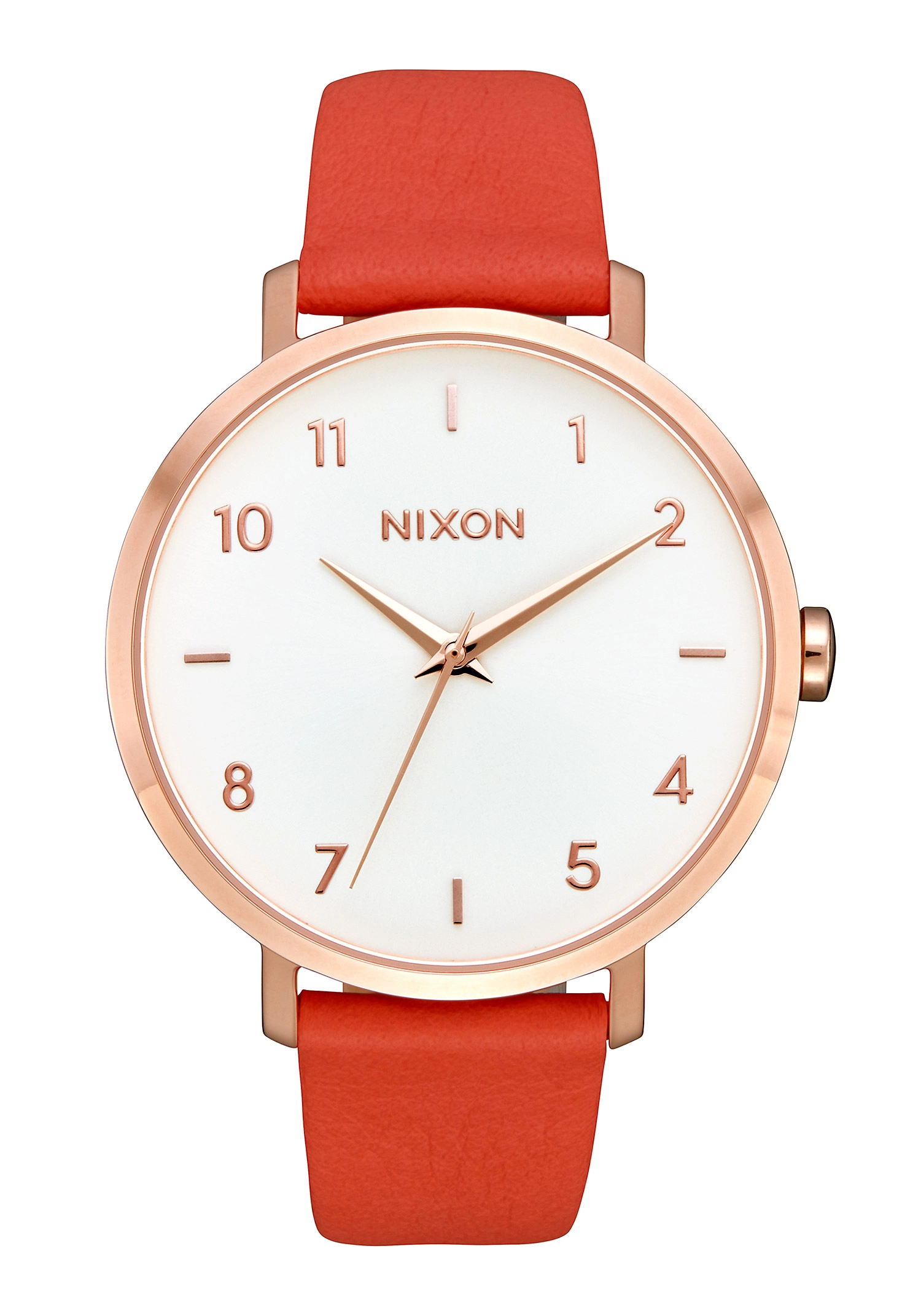 Nixon The Arrow Leather Rose Gold / Salmon A1091-3028