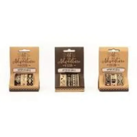 TrendhausADVENTURE Paper Tapes 3er Set, sortiert