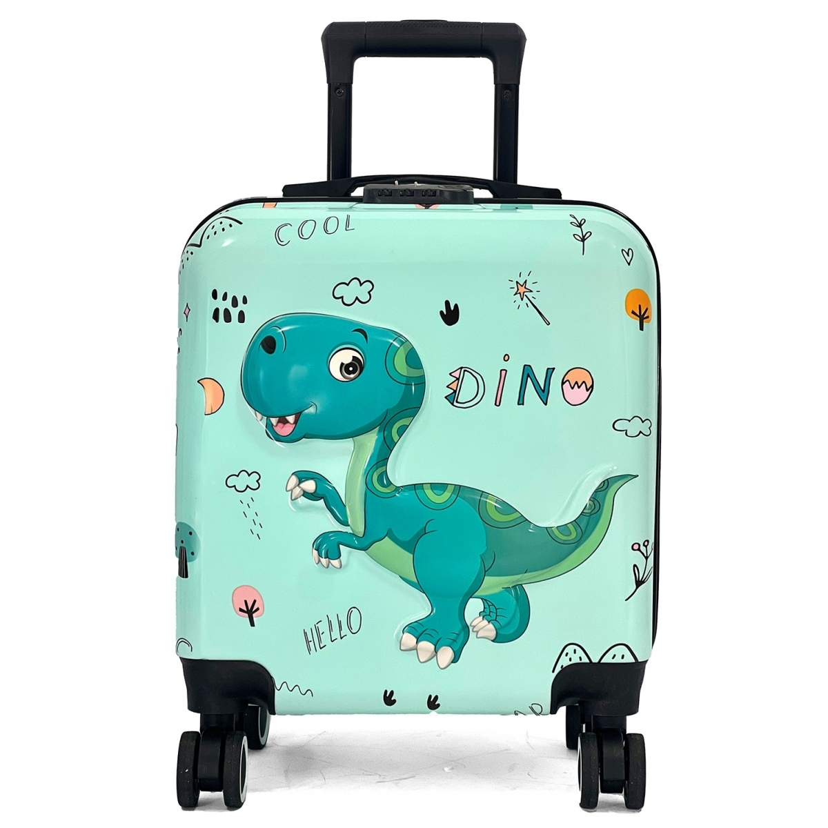 Les Sacs de K'rlot Valise cabine rigide enfant motif 3D Les Sacs de K'rlot 46cm
