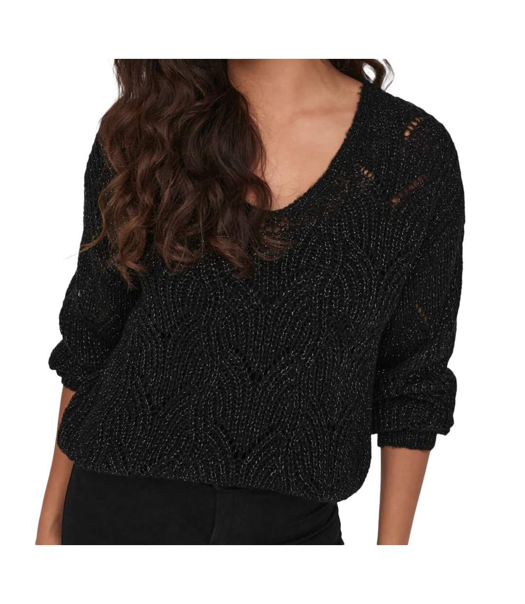 Pull Noir Femme JDY Adut