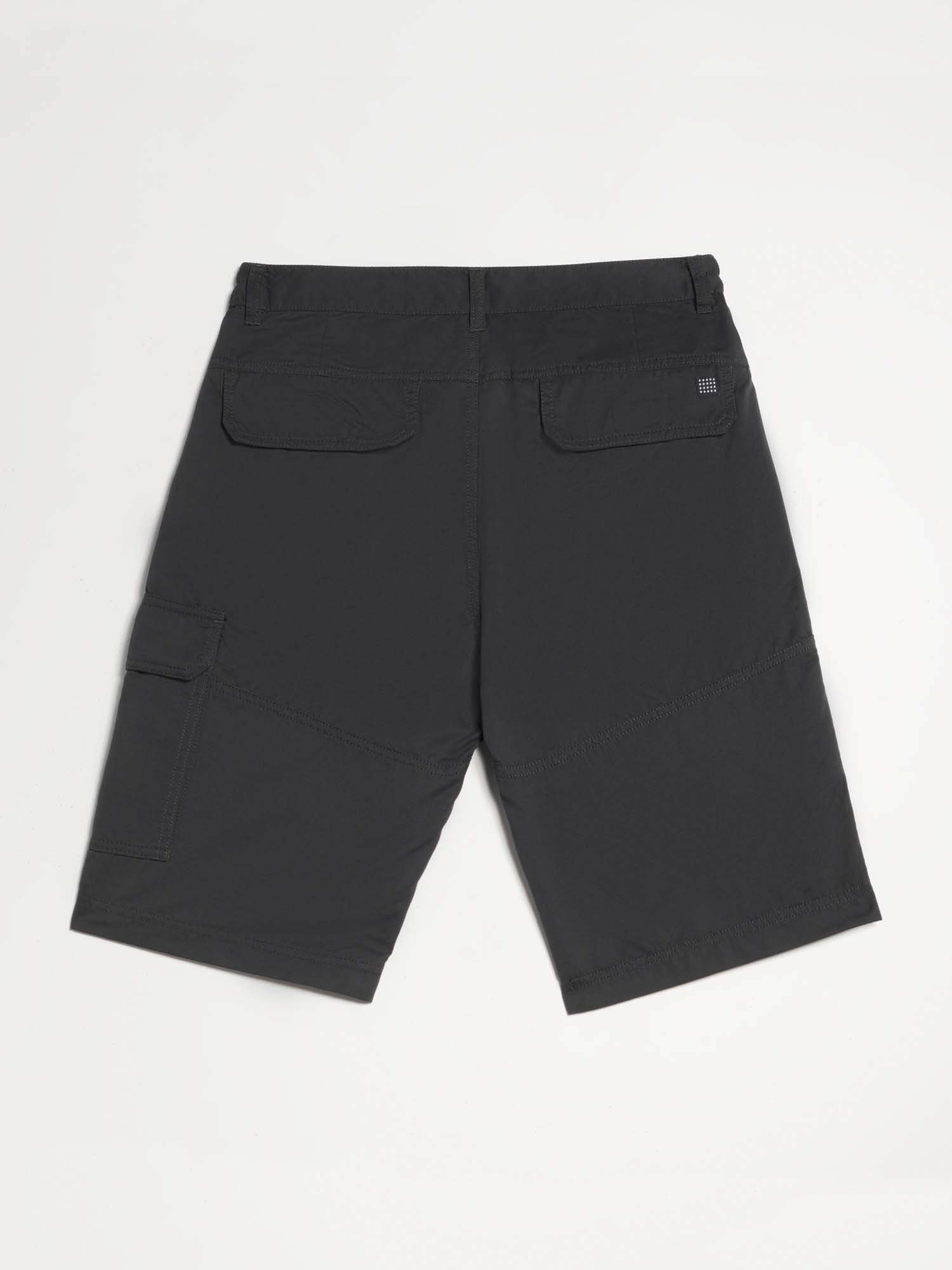 Bermuda Homme Ceinture Semi-Elastiquée Noir
