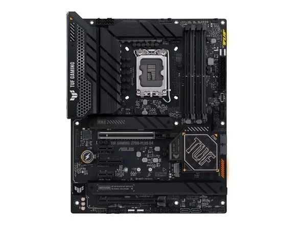 ASUS TUF GAMING Z790-PLUS D4 - Bundkort - ATX - LGA1700 sokkel - Z790 Chipset - USB-C 3.2 Gen 2x2, USB-C 3.2 Gen2, USB 3.2 Gen 1, USB 3.2 Gen 2 - 2.5 Gigabit LAN, Wi-Fi 6, Bluetooth - onboard grafik (CPU påkrævet) - HD Audio (8-kanaler)