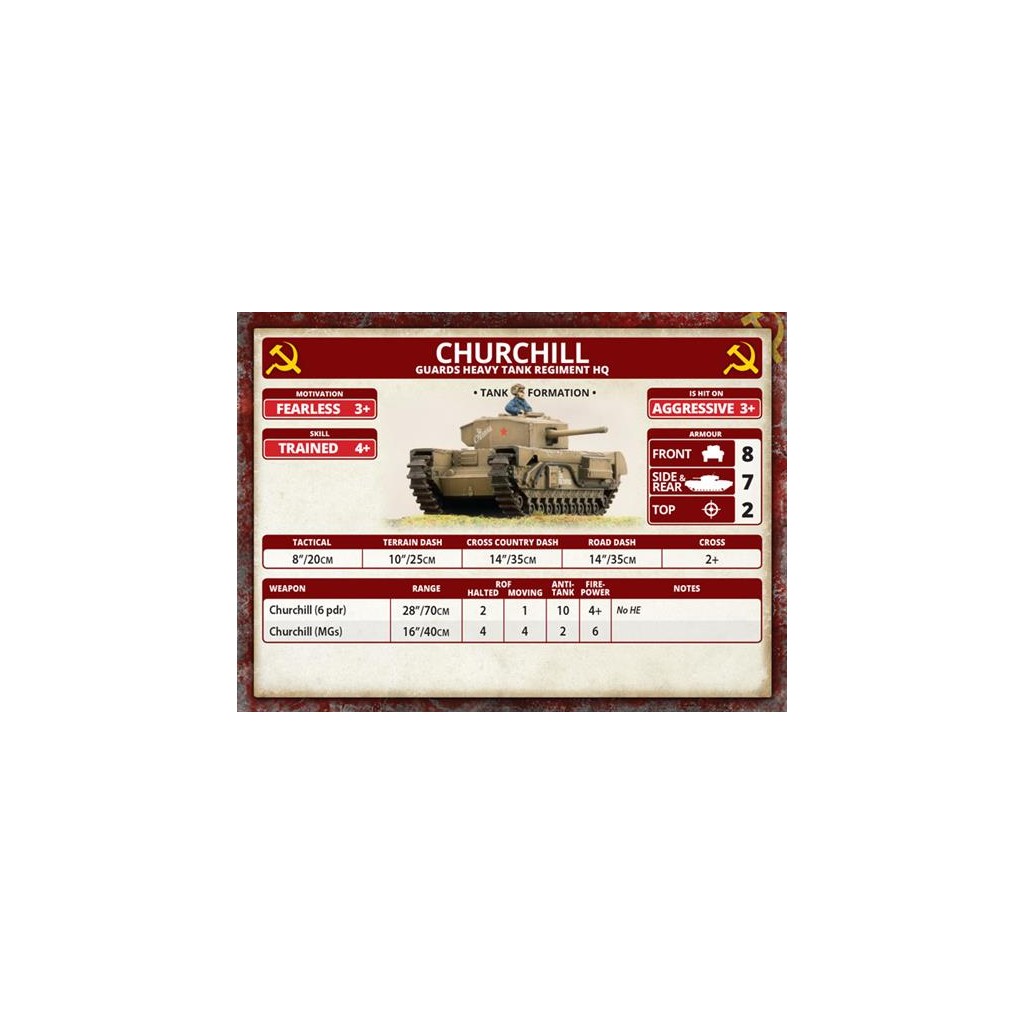 Flames of War - Churchill Heavy Tank Company