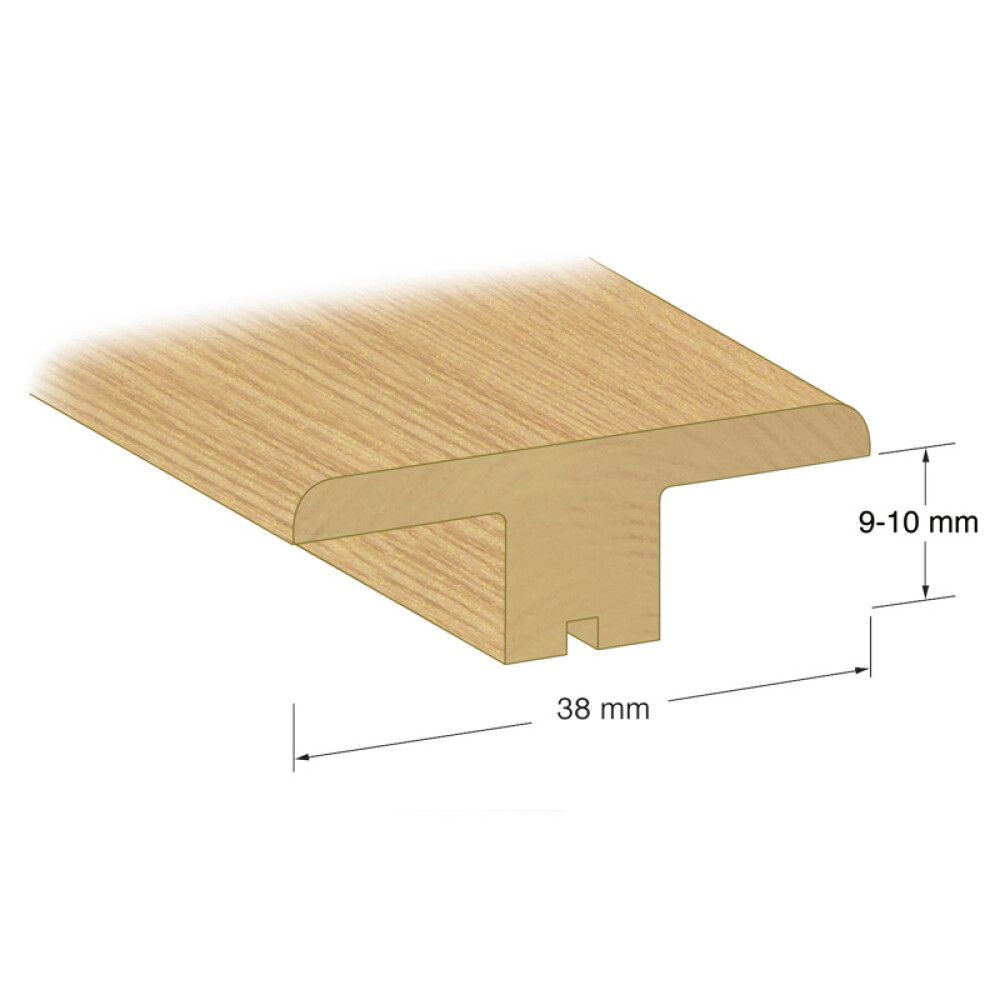 SKJØTELIST LUNDBERGS MASSIV EIK 2000X38X9-10MM
