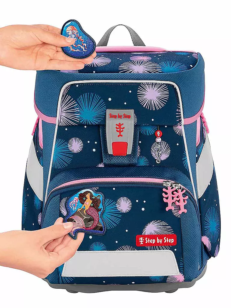 STEP BY STEP Schultaschen Set 5tlg - Space  Mermaid Delia  blau