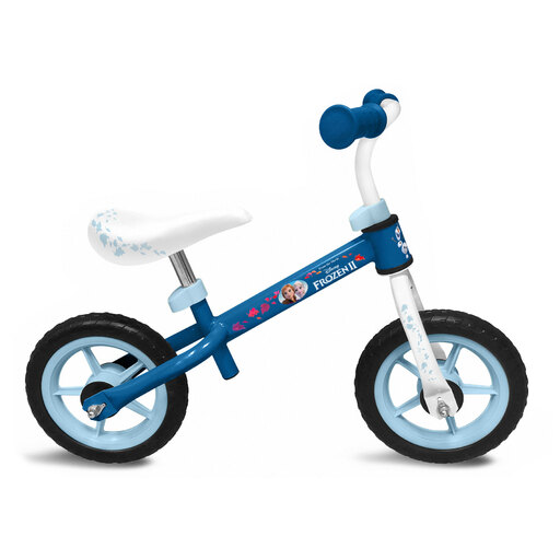 Bicicleta de equilíbrio Frozen de 25 cm para crianças de 2 a 4 anos.