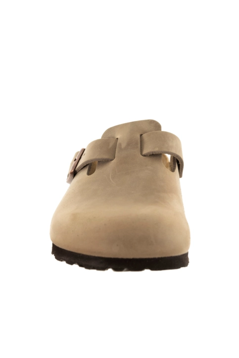 Sandales - nu-pieds birkenstock boston leoi regular tabacco brown