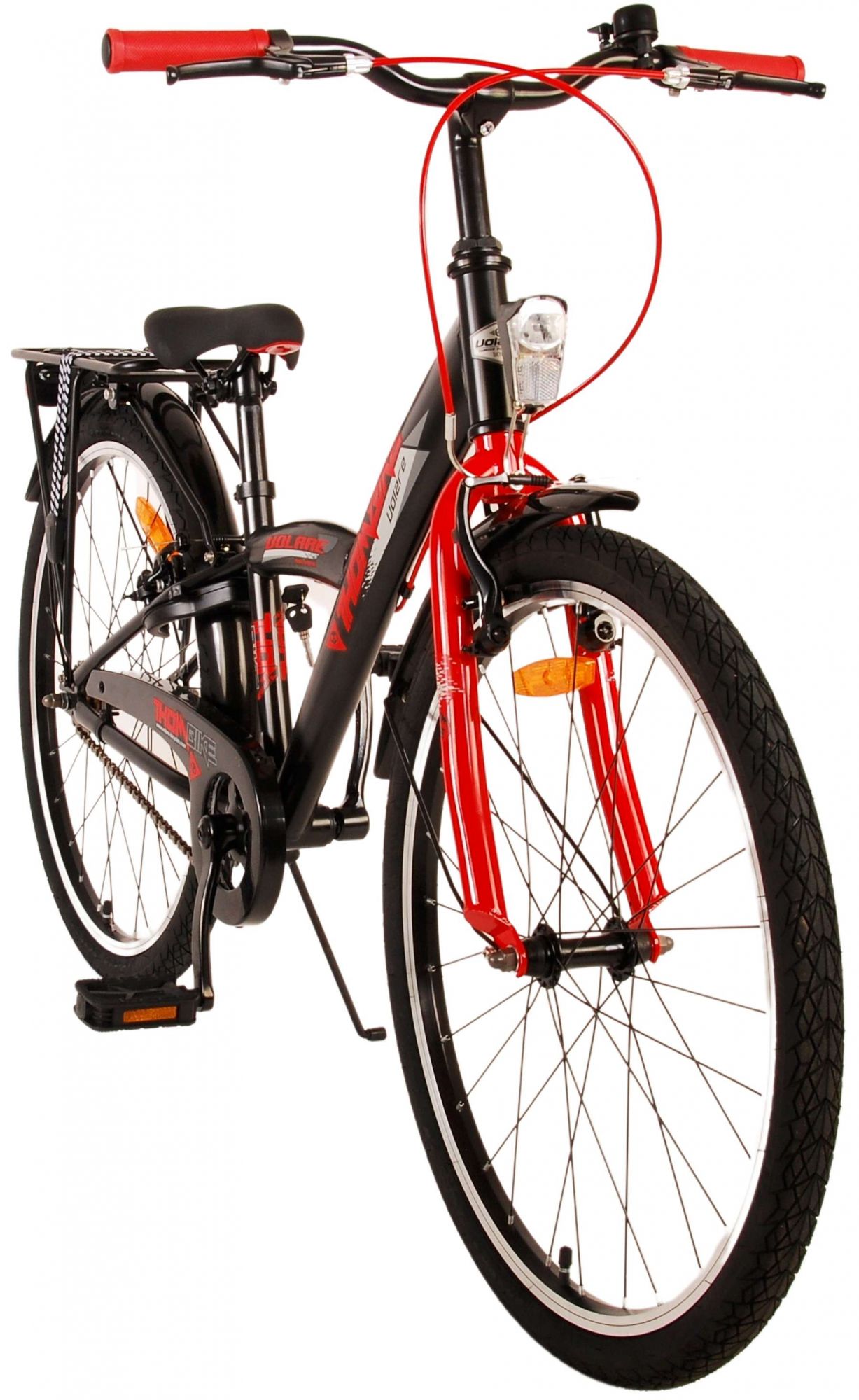 TPFSports Thombike Kinderfahrrad - Jungen - Rücktritt + Handbremse - 24 Zoll - Blau