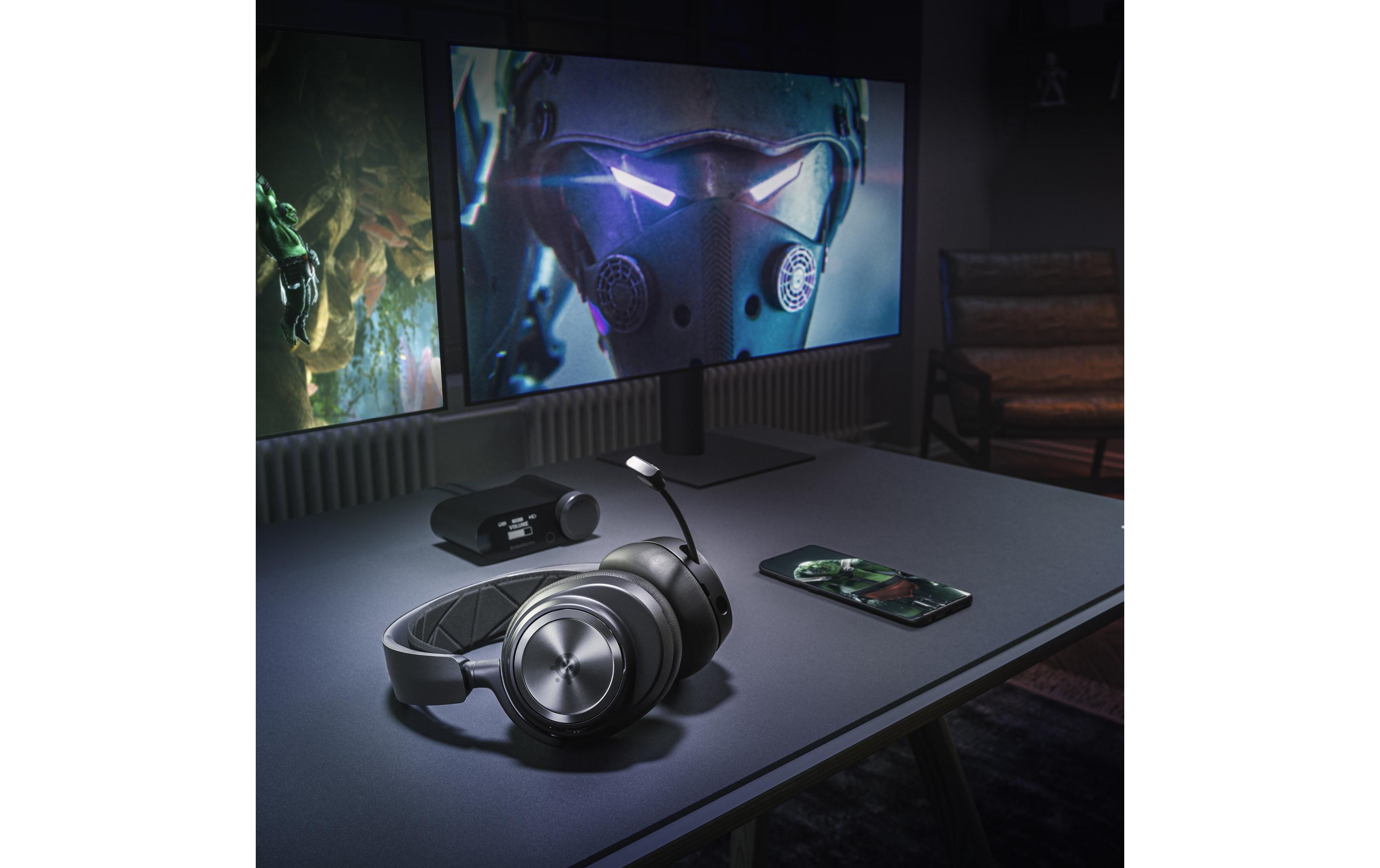 Headset Arctis Nova Pro Schwarz<br>Kopfhörer mit Hi-Res-Treibern und Sonar-Software