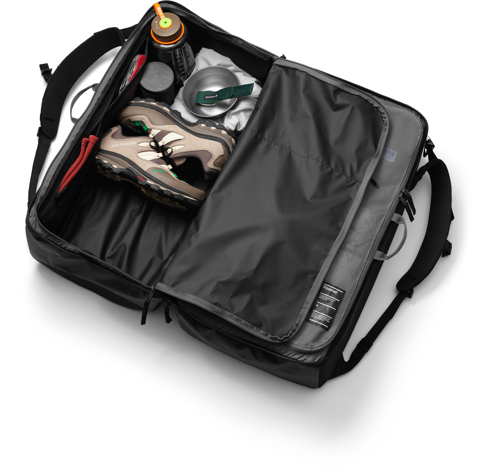 Roamer Pro Split Duffel 90L Black Out