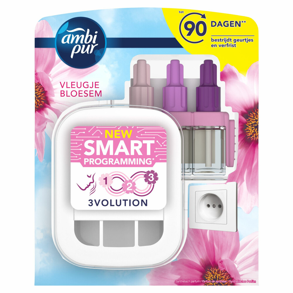 Ambi Pur 3volution Starterkit Vleugje Bloesem20 ml
