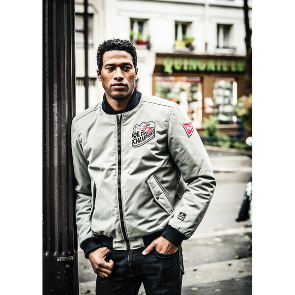 Helstons - Blouson Twin Motul Gris