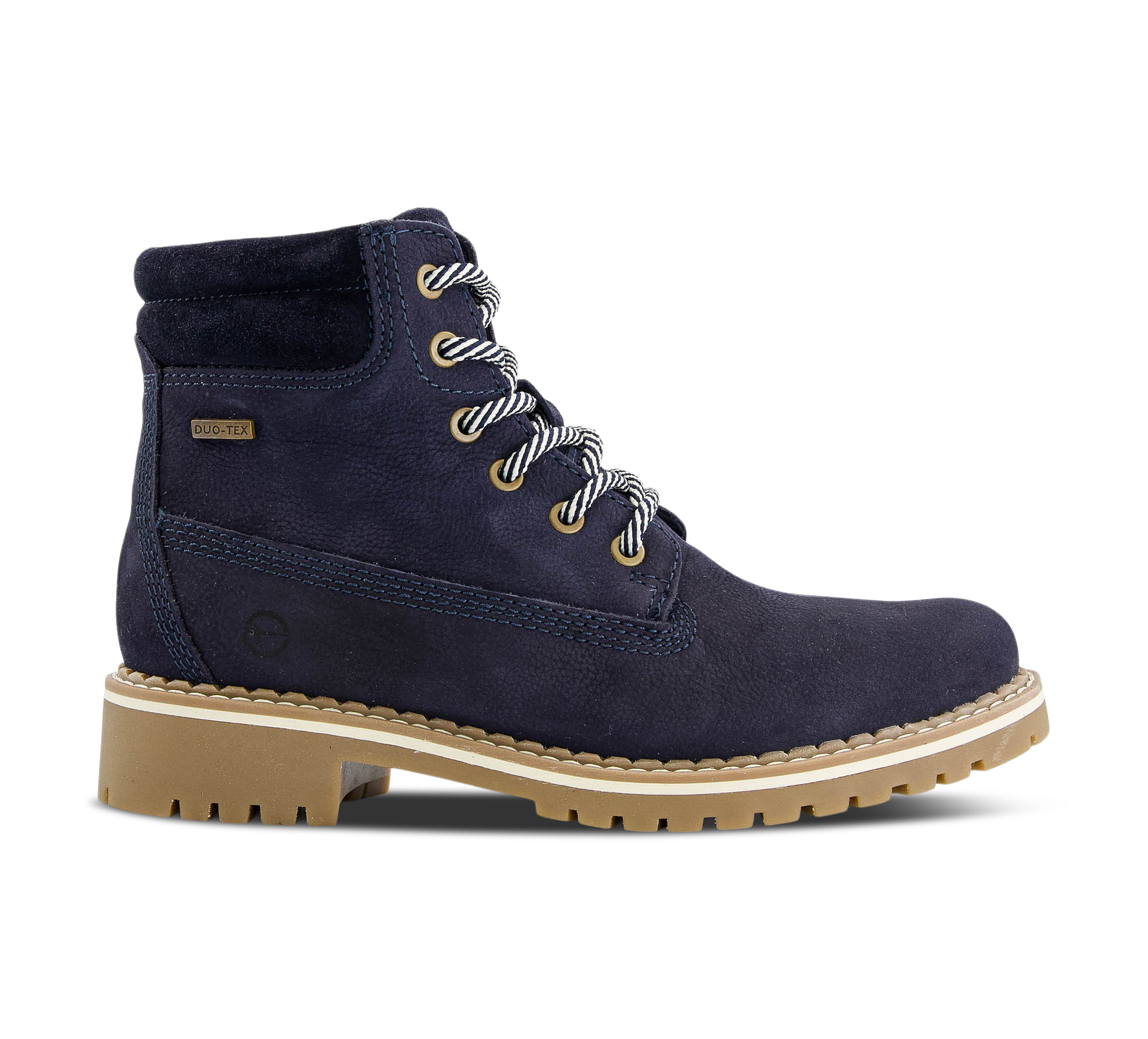 Tamaris Schnürstiefel blau