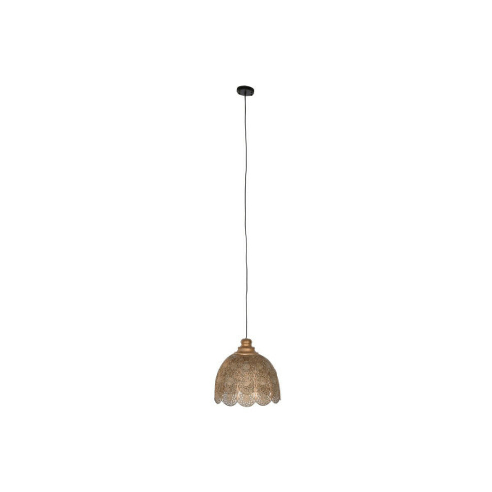 Suspension doré métal 50 w (38 x 38 x 33 cm)