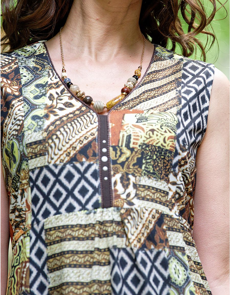 Robe imprimé éthnique