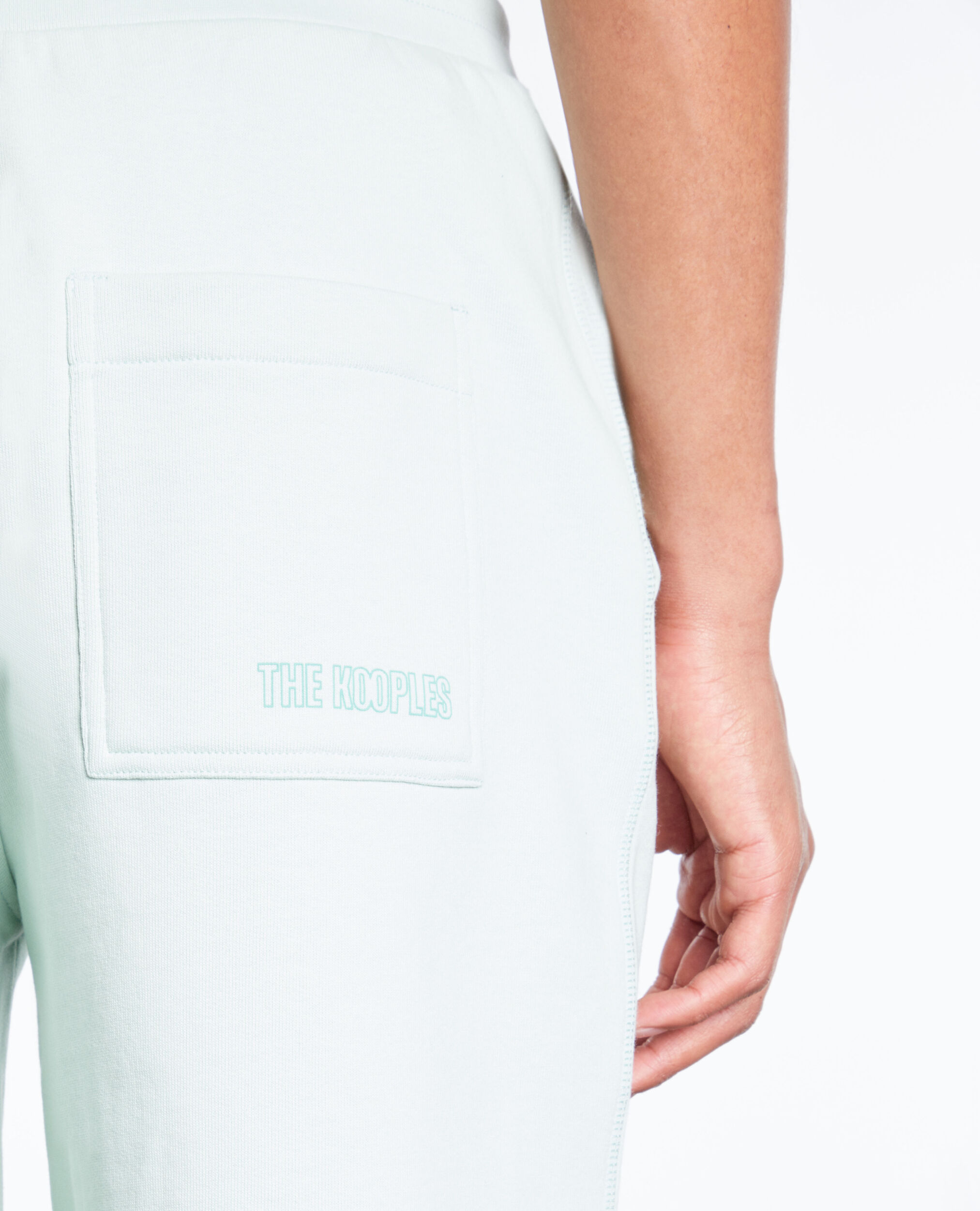 Short vert en coton