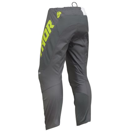 Pantalon cross Thor SECTOR CHECKER YOUTH - Gris / Jaune