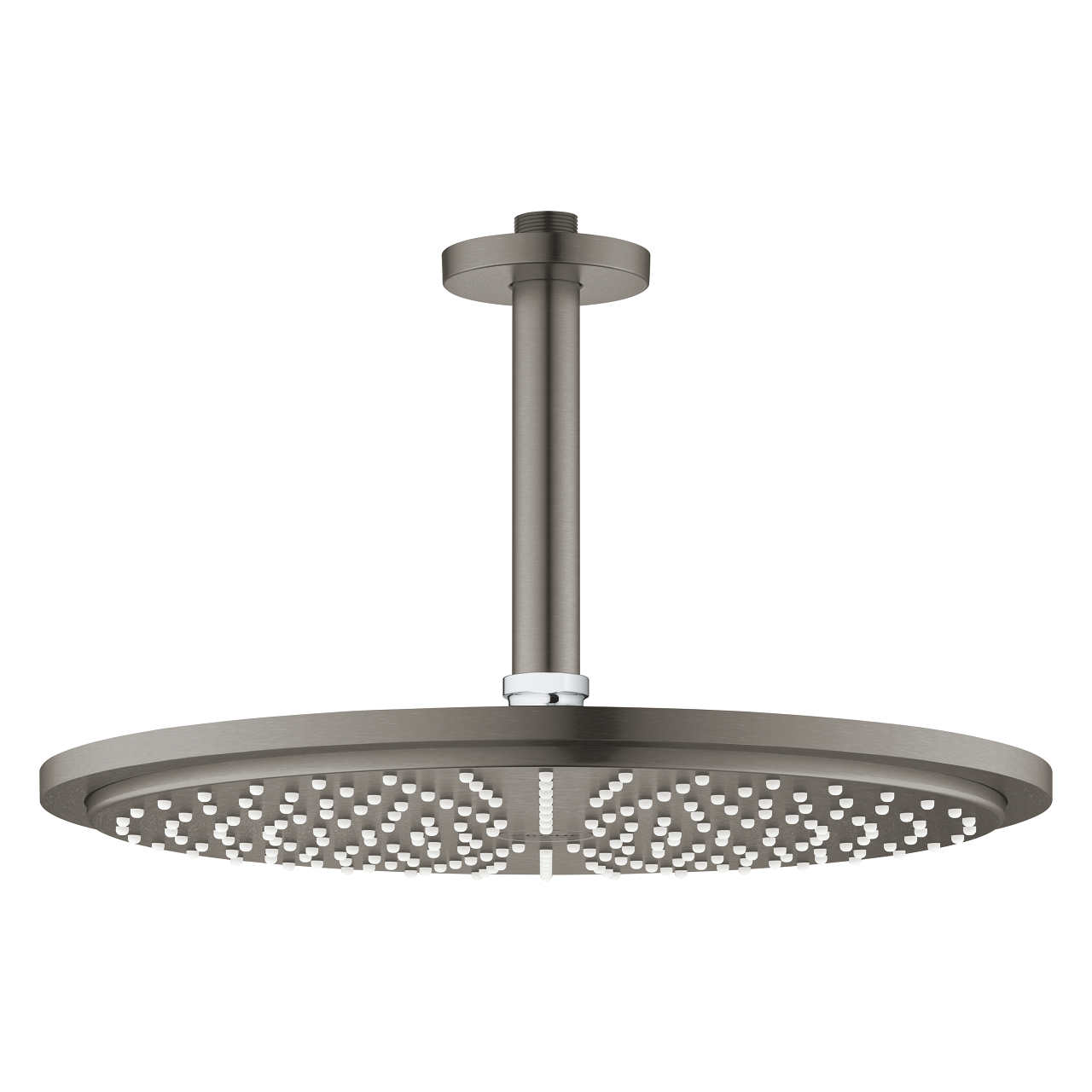 Grohe Rainshower hoofddouche met douchearm plafond brushed hard graphite