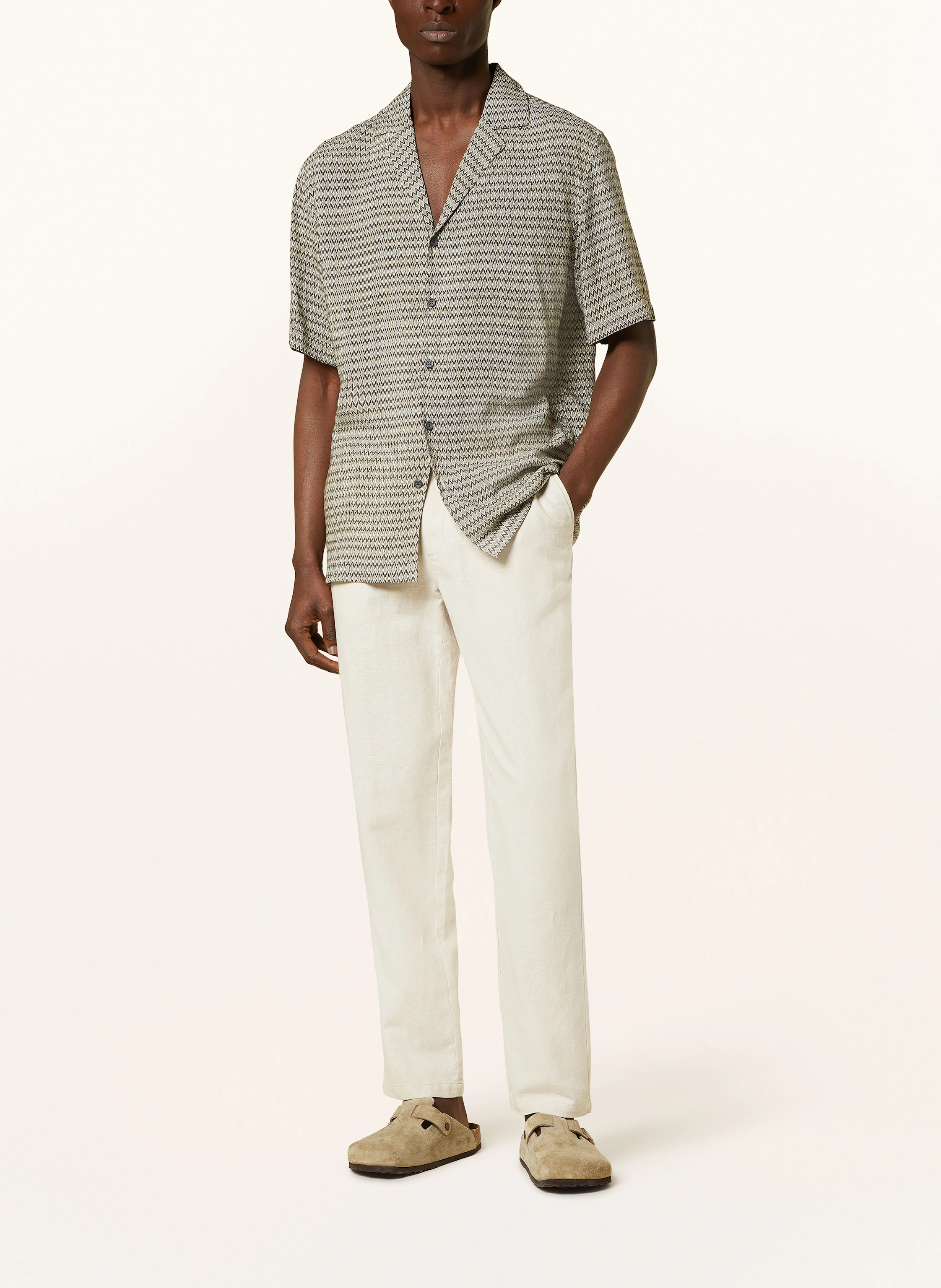 LES DEUX Chino PATRICK Loose Fit aus Leinen