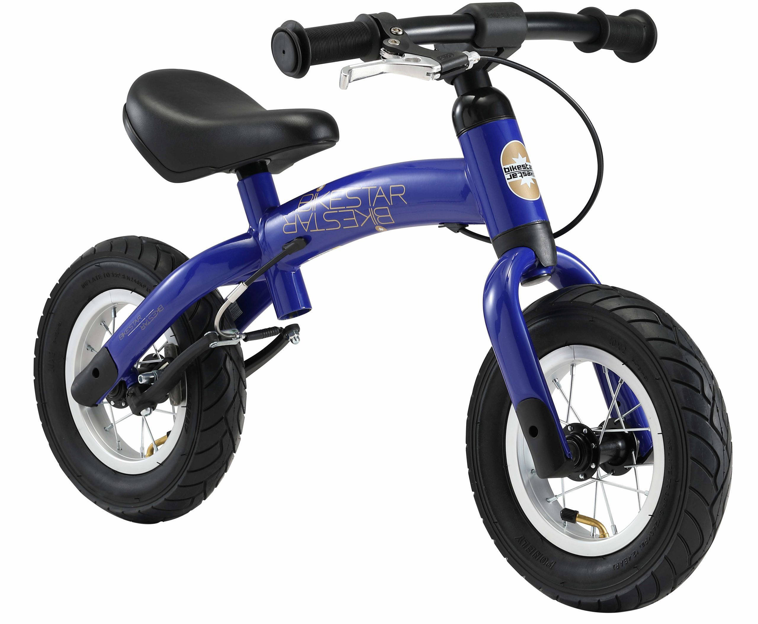 BikeStar Sport, 2 in 1 meegroei loopfiets, 10 inch, blauw