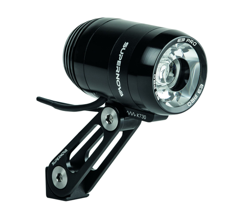 E3 PRO 2 Dynamo-Scheinwerfer 70lx  schwarz