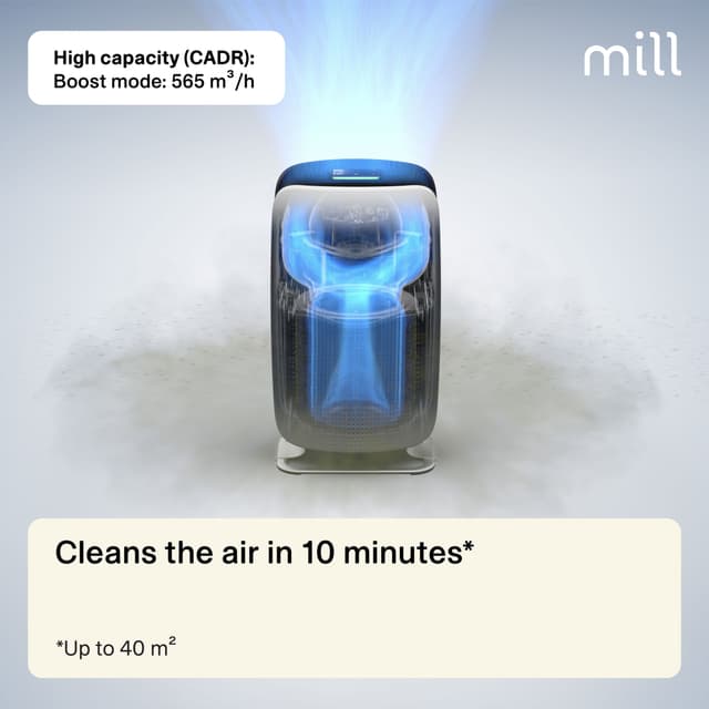 Mill Silent Pro air purifier APSILENT (Mill white)