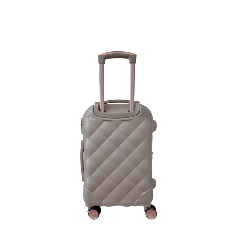 Valise cabine rigide Ecrin 8142 Extensible Champagne