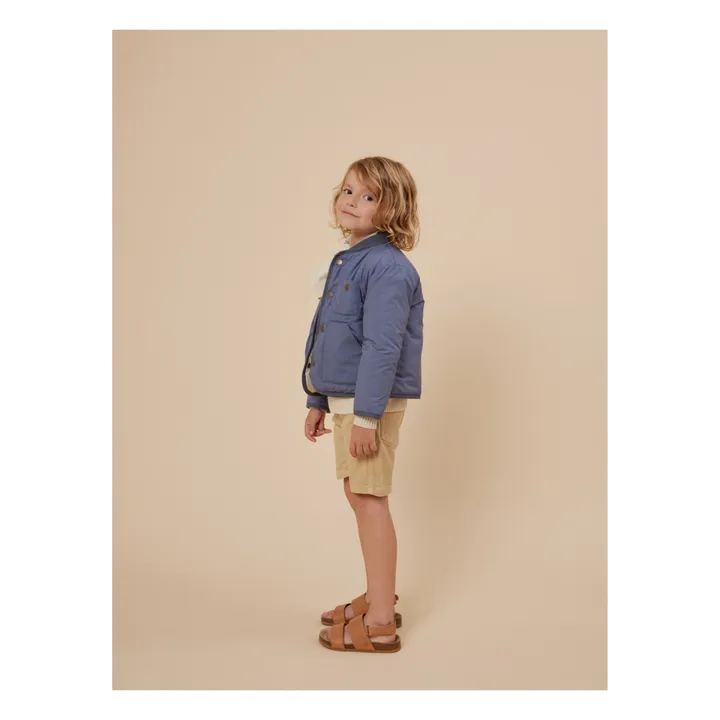 Bonpoint Veste Matelassée Duran | Bleu gris