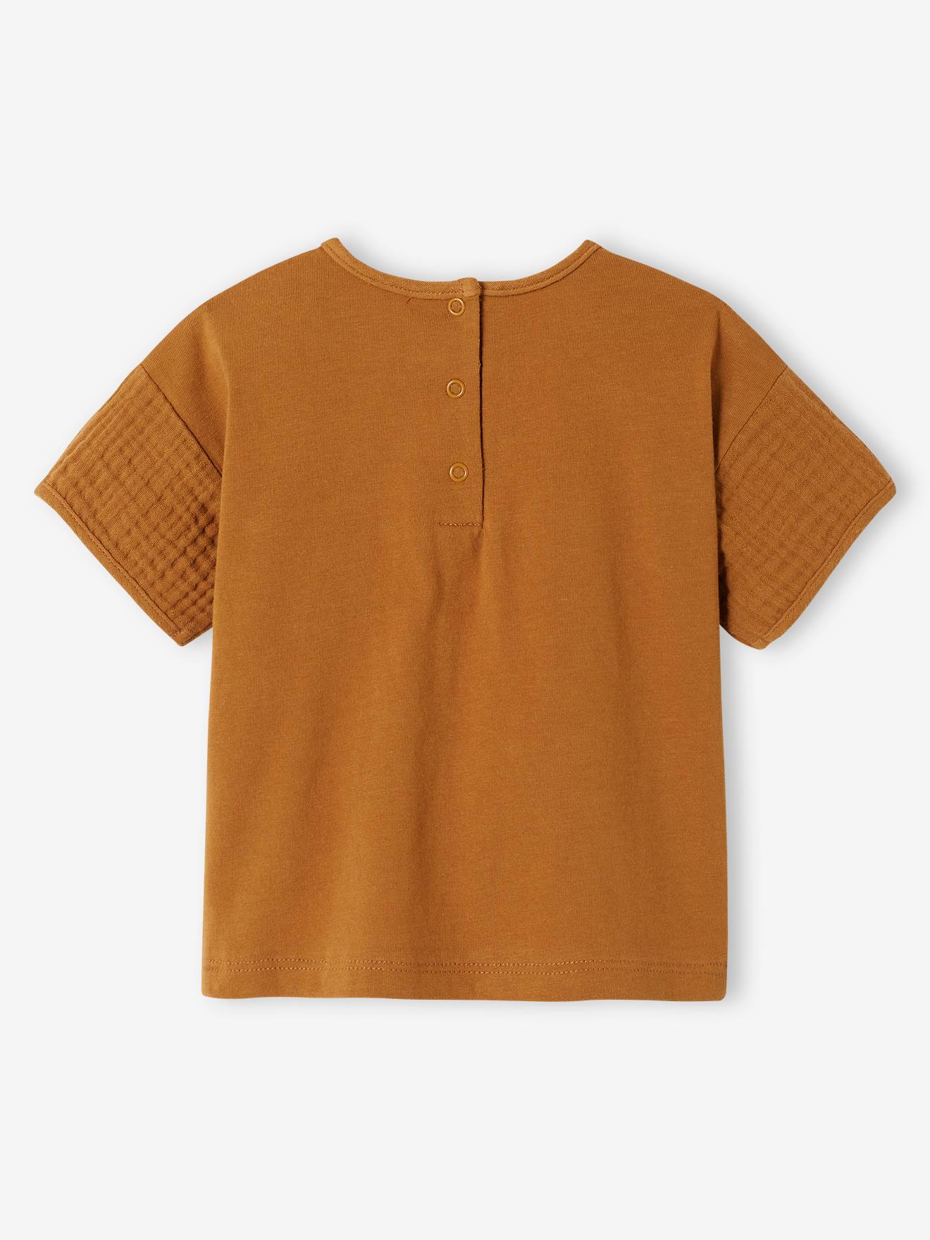 Camiseta infantil de tecido macio e colorido