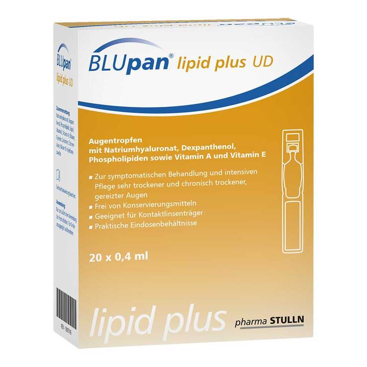 Blupan lipid plus UD Augentropfen, 20X0.4 ml