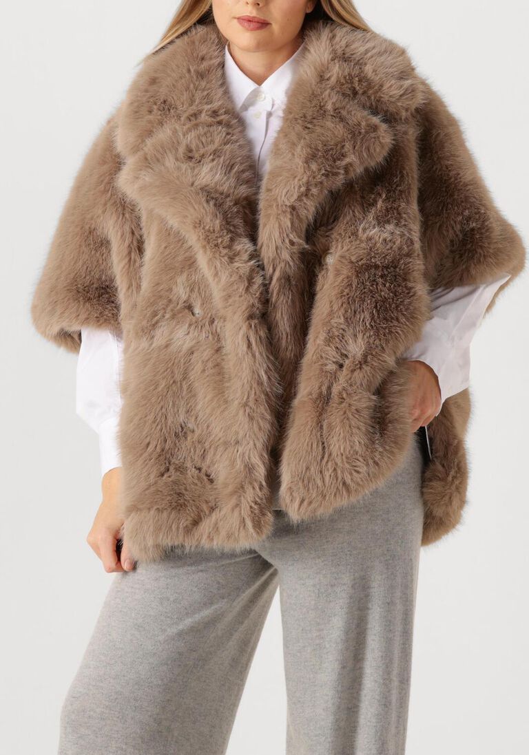 camel alter ego faux fur jas elin