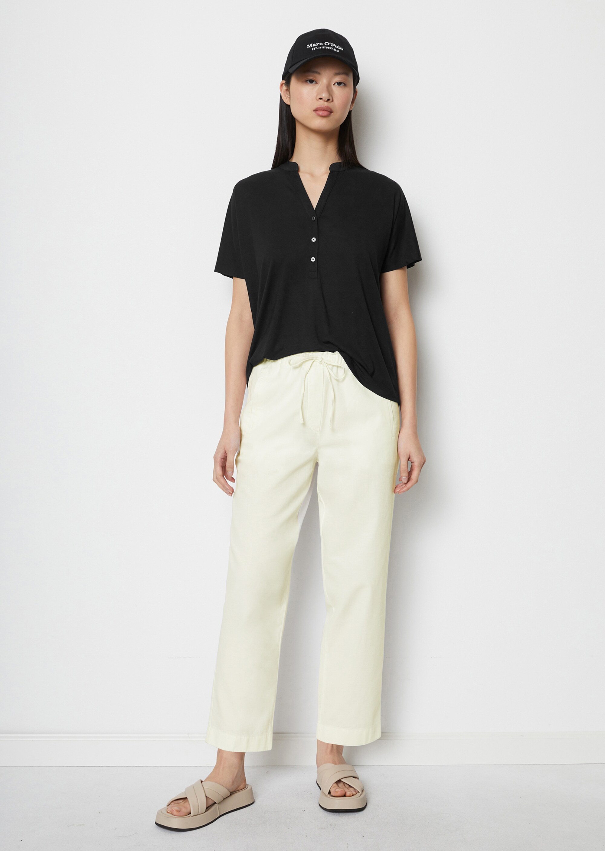 Jerseybluse relaxedaus LENZING™ ECOVERO™