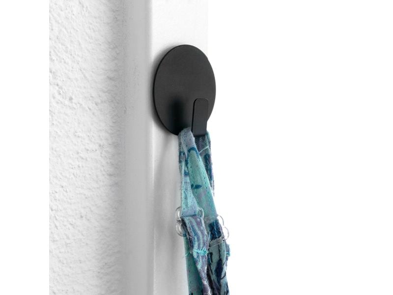 Trendform Hakenmagnet Solid 4er Set, Schwarz Starker Magnet mit Haken