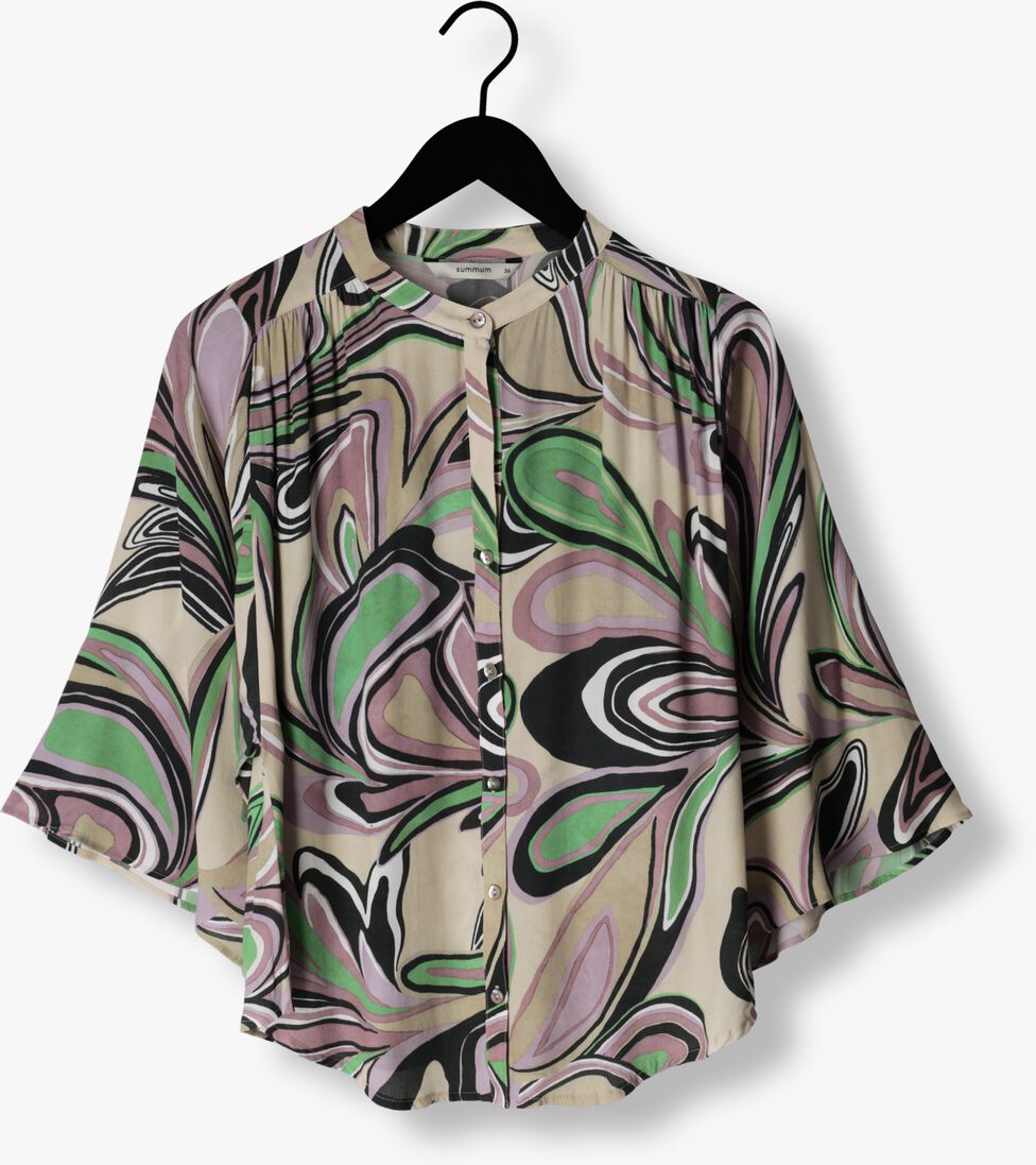 SUMMUM multi summum blouse blouse flowy flower